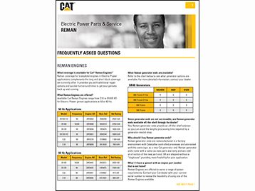 Electric Power Parts & Service - Reman