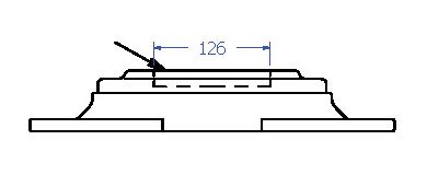 鸡蛋直接固定轨道紧固件线绘图