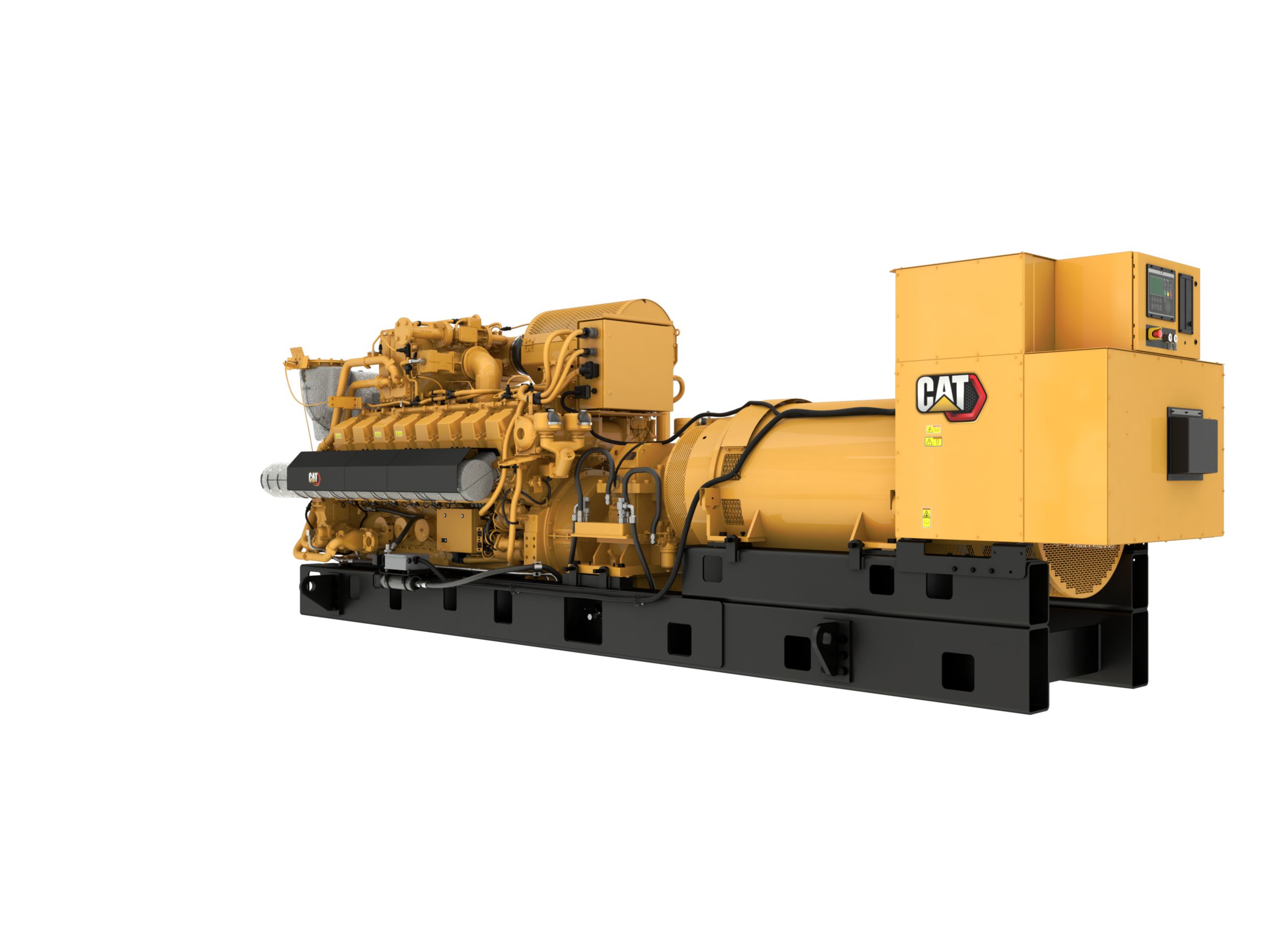 G3516H 60 Hz Gas Generator Sets Rear Left view