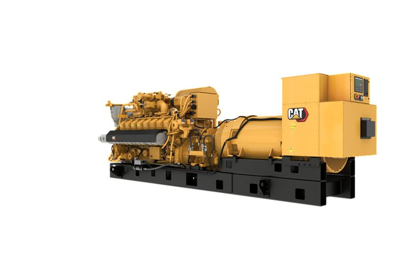 G3516H 60 Hz Gas Generator Sets Rear Left view