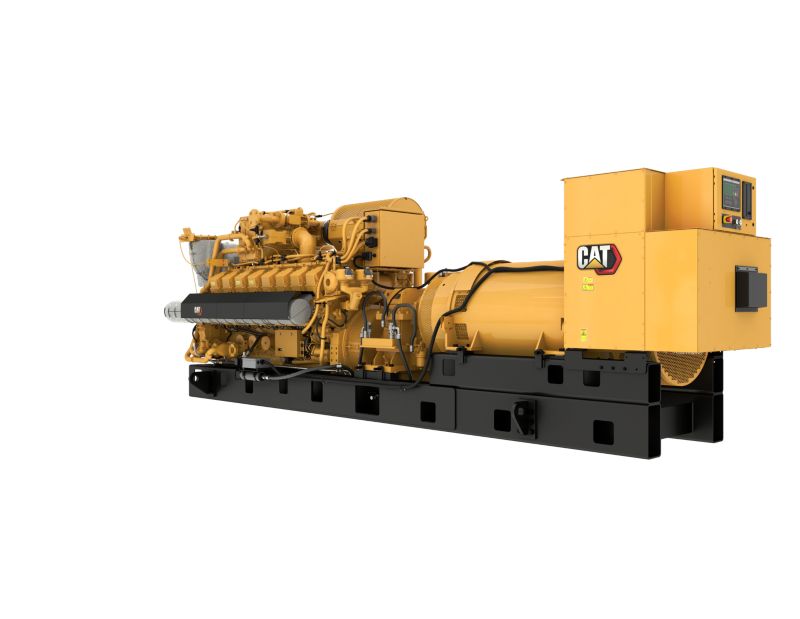G3516H 60 Hz Gas Generator Sets Rear Left view