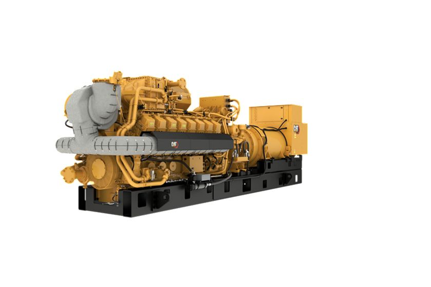 G3516H 60 Hz Gas Generator Sets Front Left view