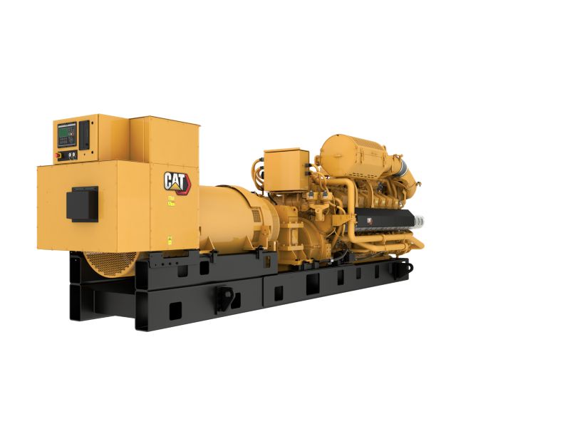 G3516H 60 Hz Gas Generator Sets Rear Right view