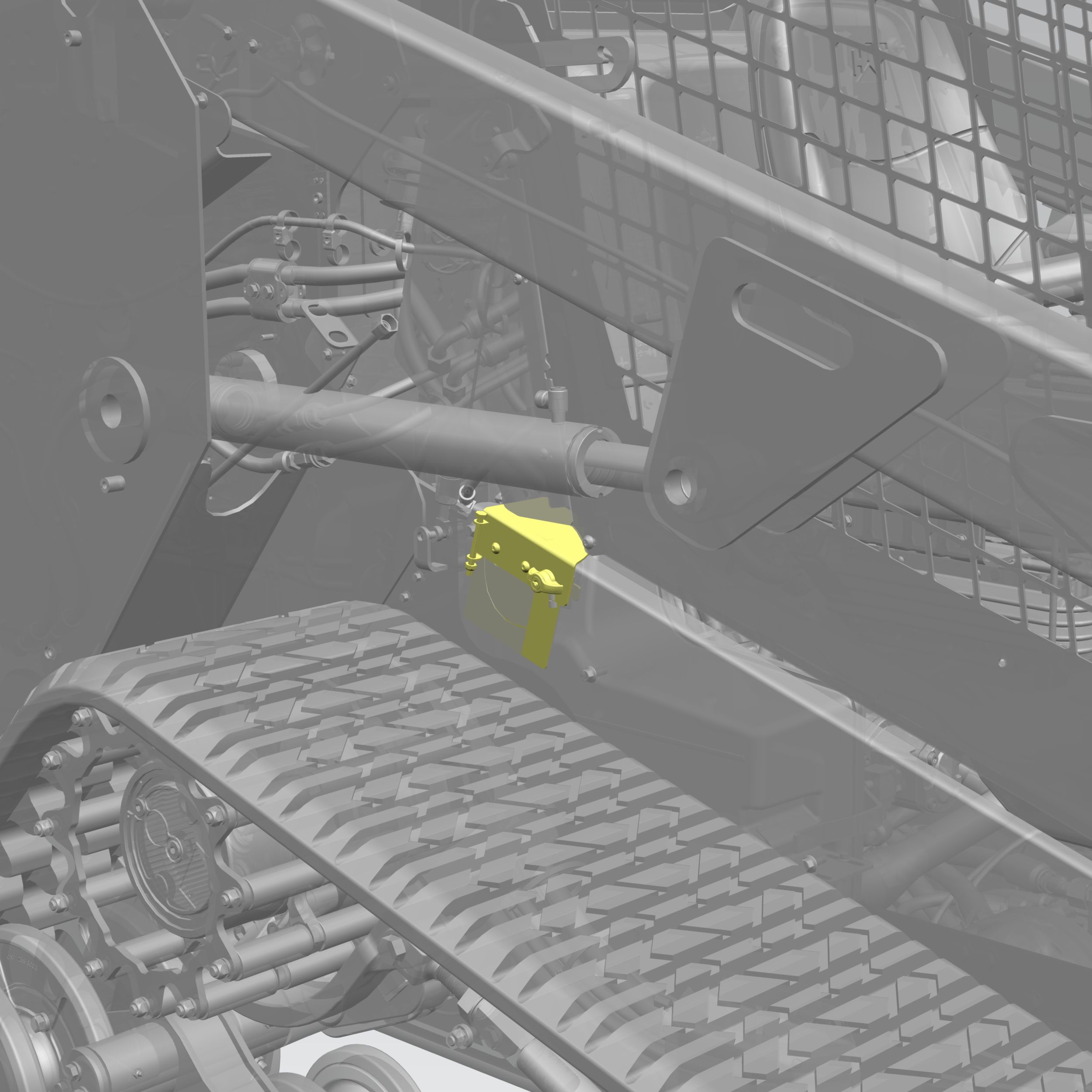 Hydraulic Oil and Fuel Fill Lockable Door 2