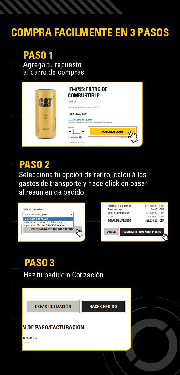 Compra Facilmente En 3 Pasos