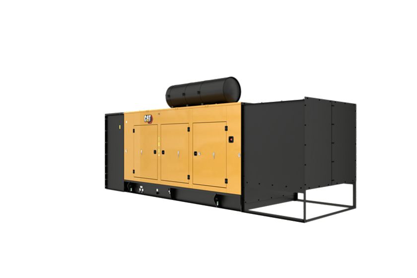 G3412 Enclosure Rear Left Side