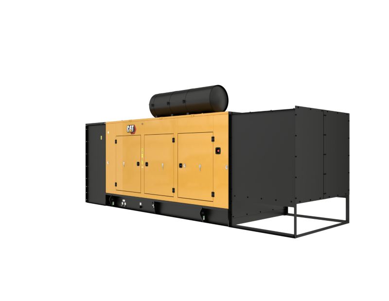 G3412 Enclosure Rear Left Side