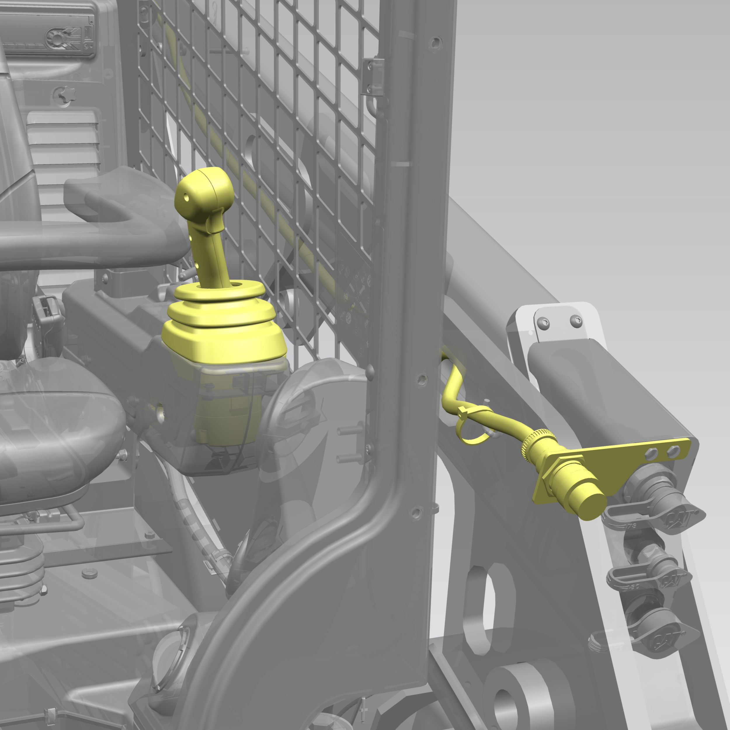 Work Tool Harness and Joystick