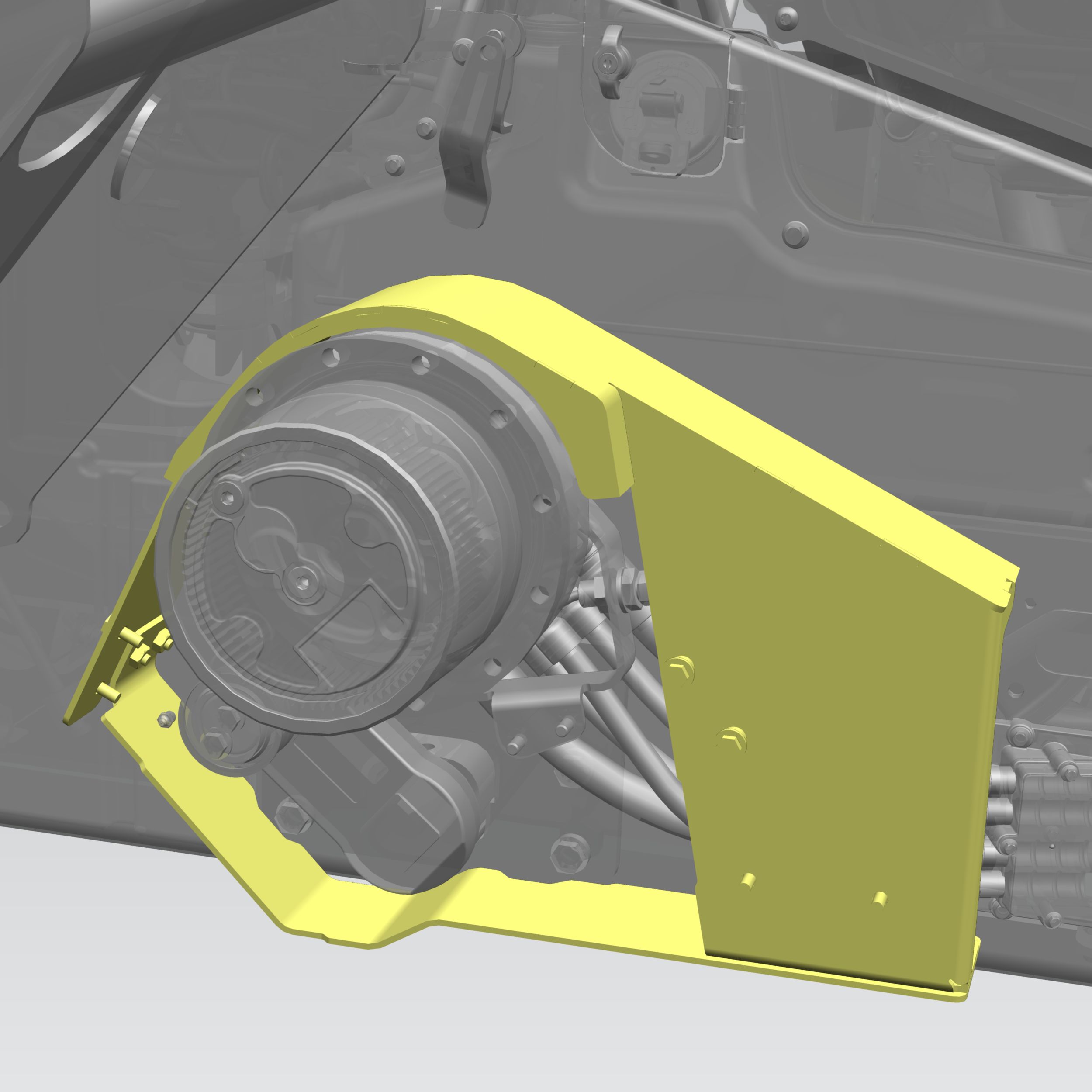 Compact Track Loader Drive Line Guards 1