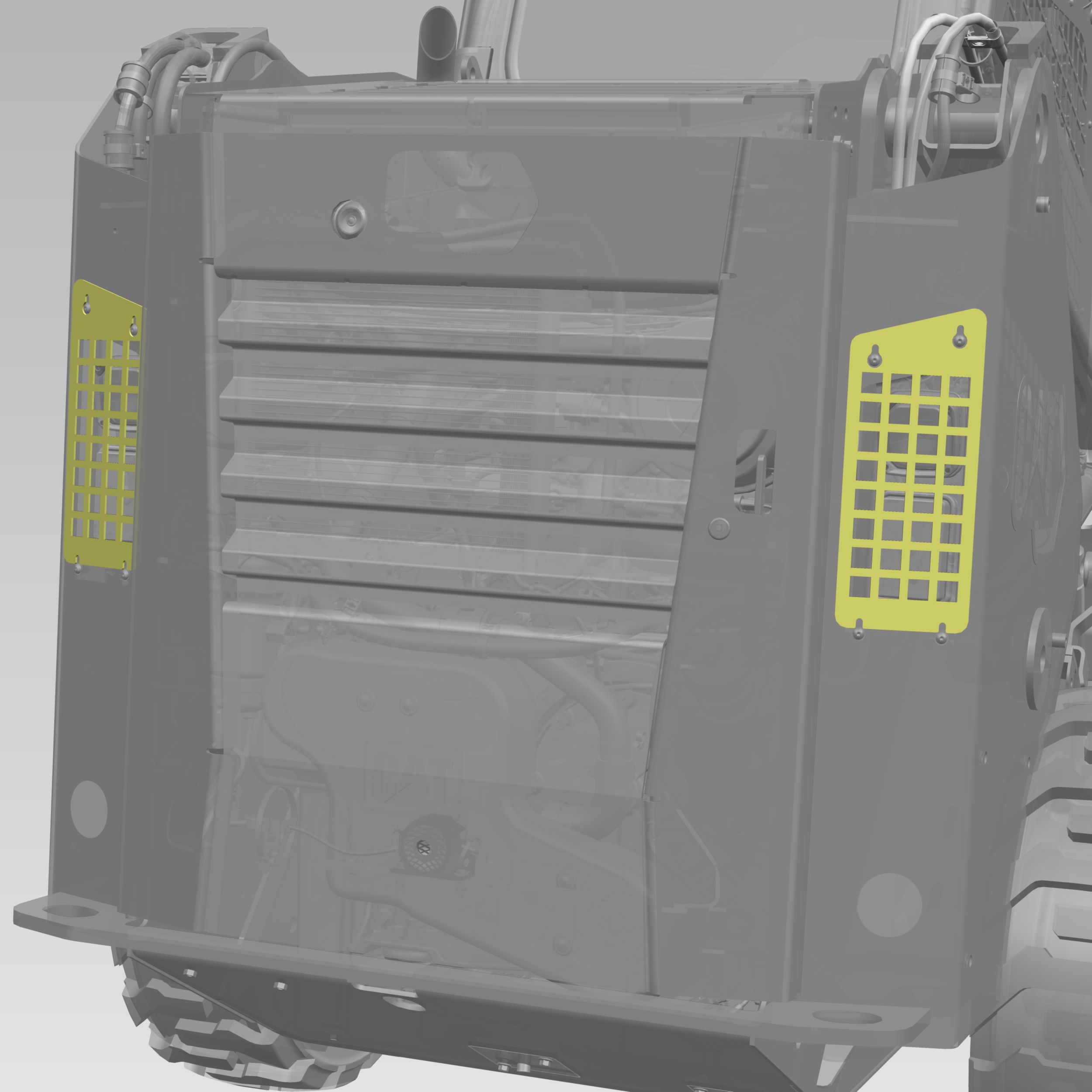 Guarding (LIghts and Auxiliary Hydraulic Connectors) 2