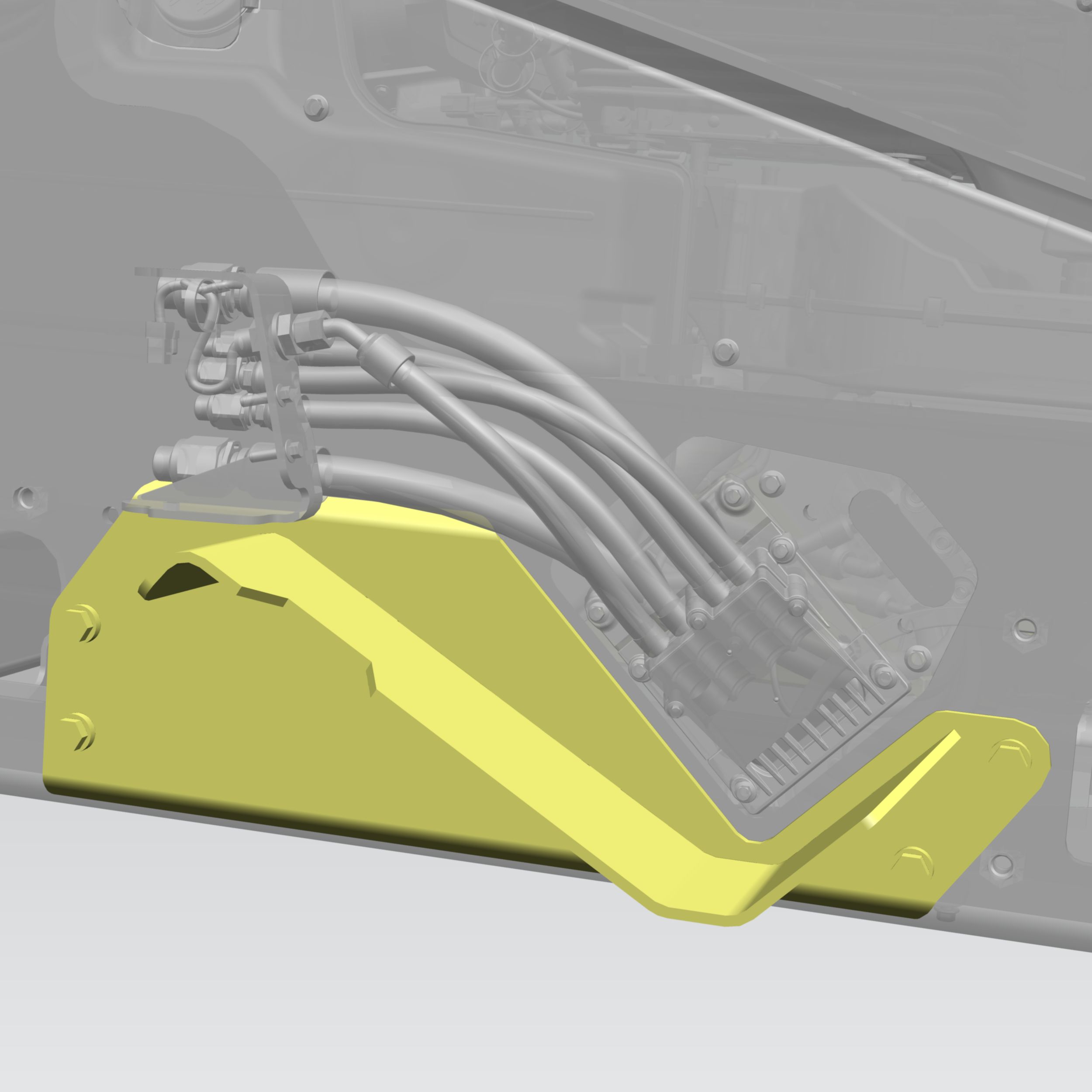 Compact Track Loader Drive Line Guards 4