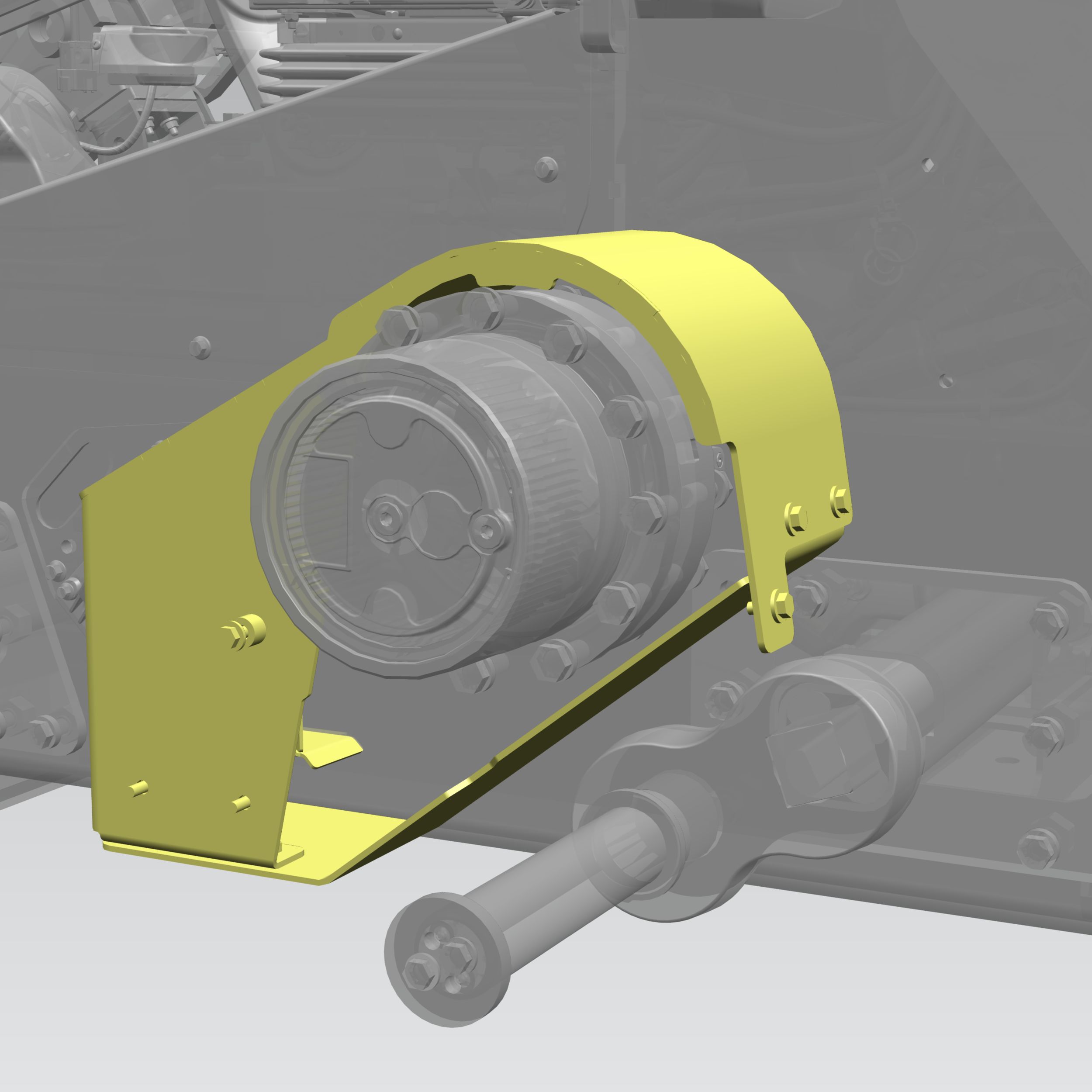 Compact Track Loader Drive Line Guards 3