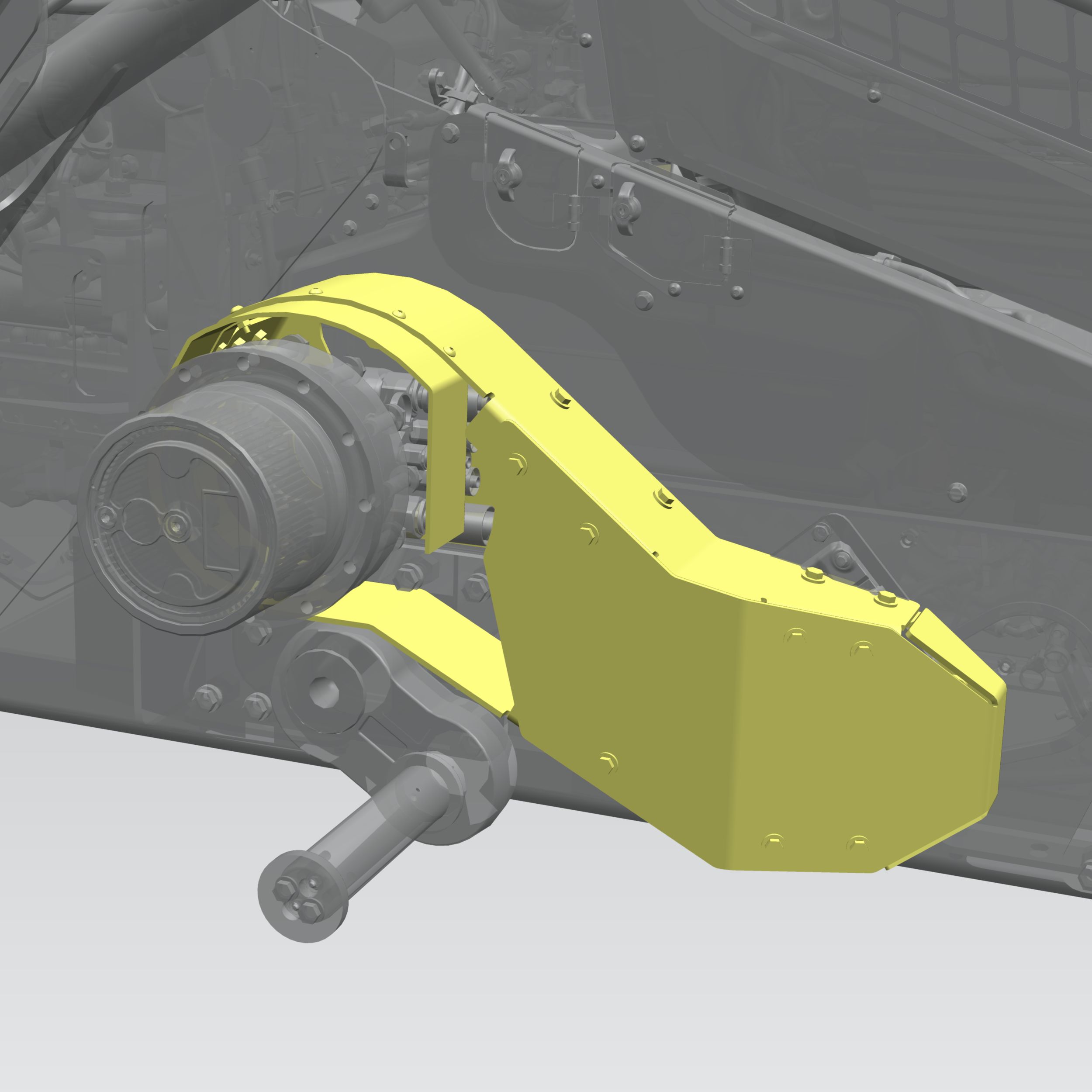 Compact Track Loader Drive Line Guards 5
