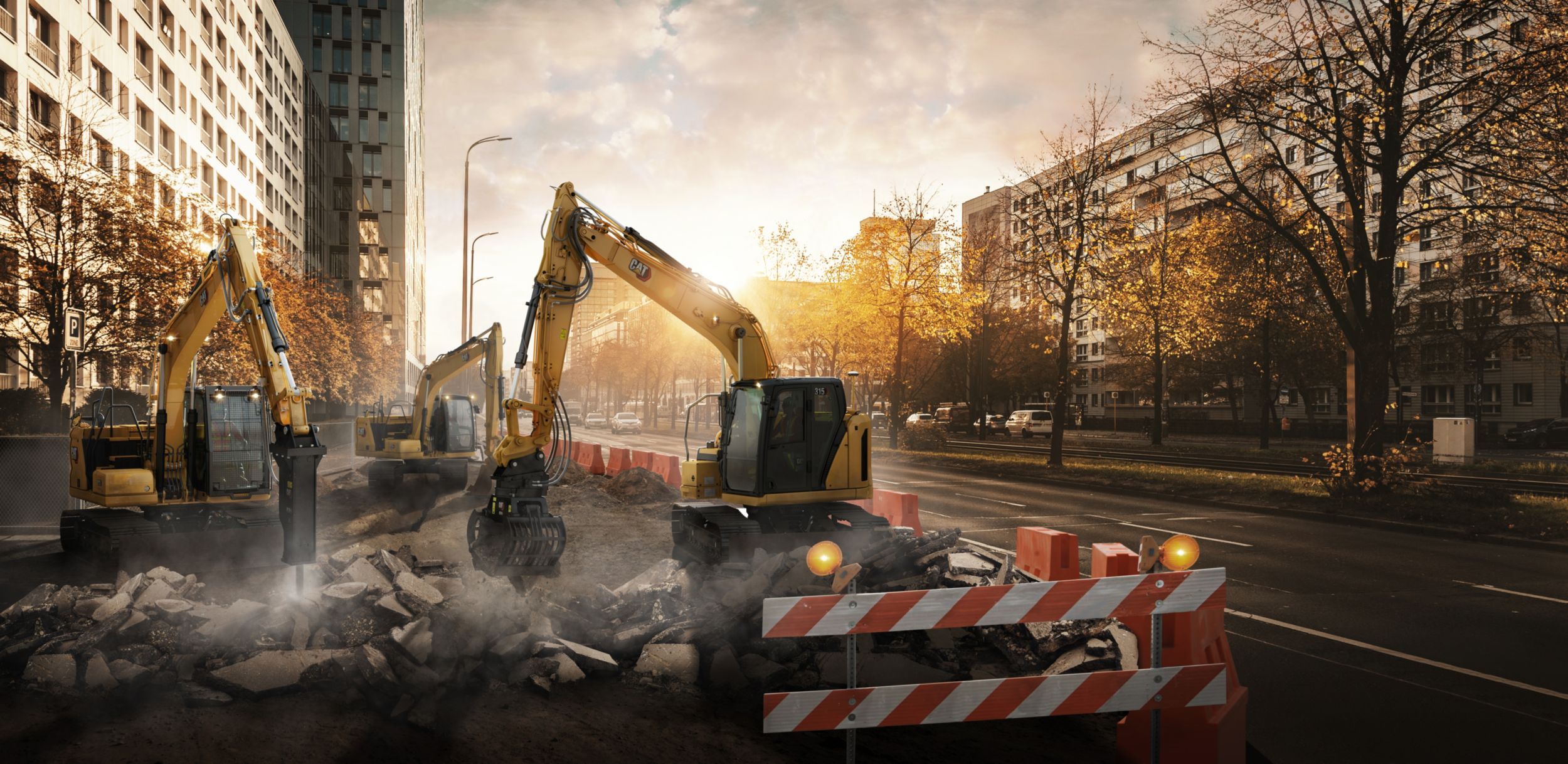  Cat® next gen excavators raise the bar on performance and fuel efficiency.