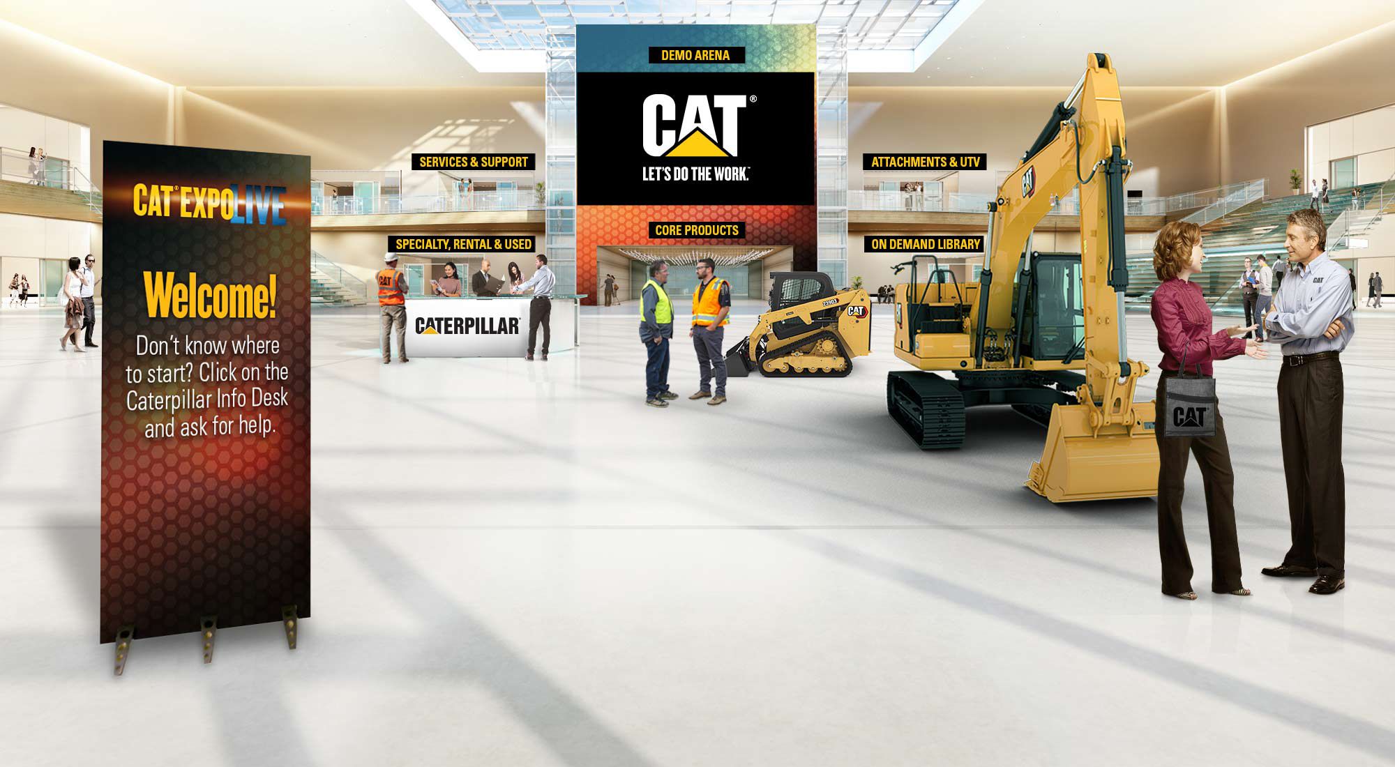 Cat Expo Live Cat Caterpillar