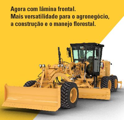 Ahora con cuchilla frontal  Más versatilidad para el agronegocio, la construcción y el manejo forestal.