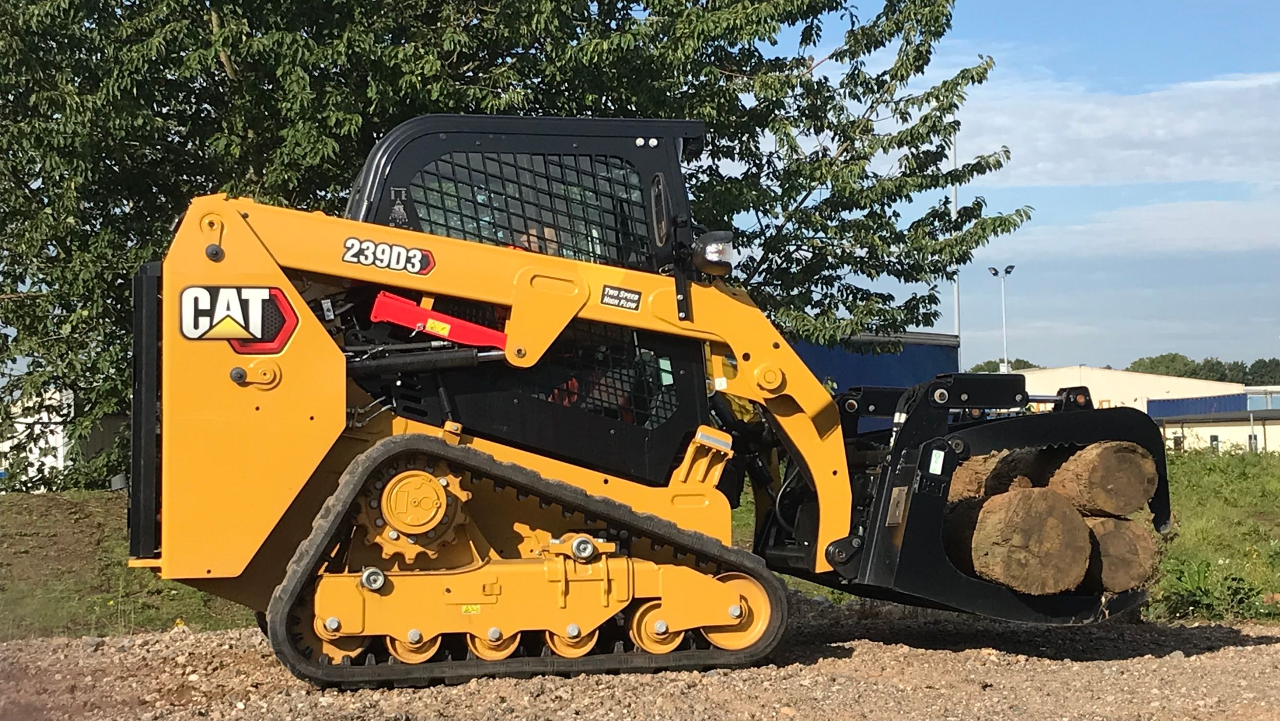 cat track skid steer