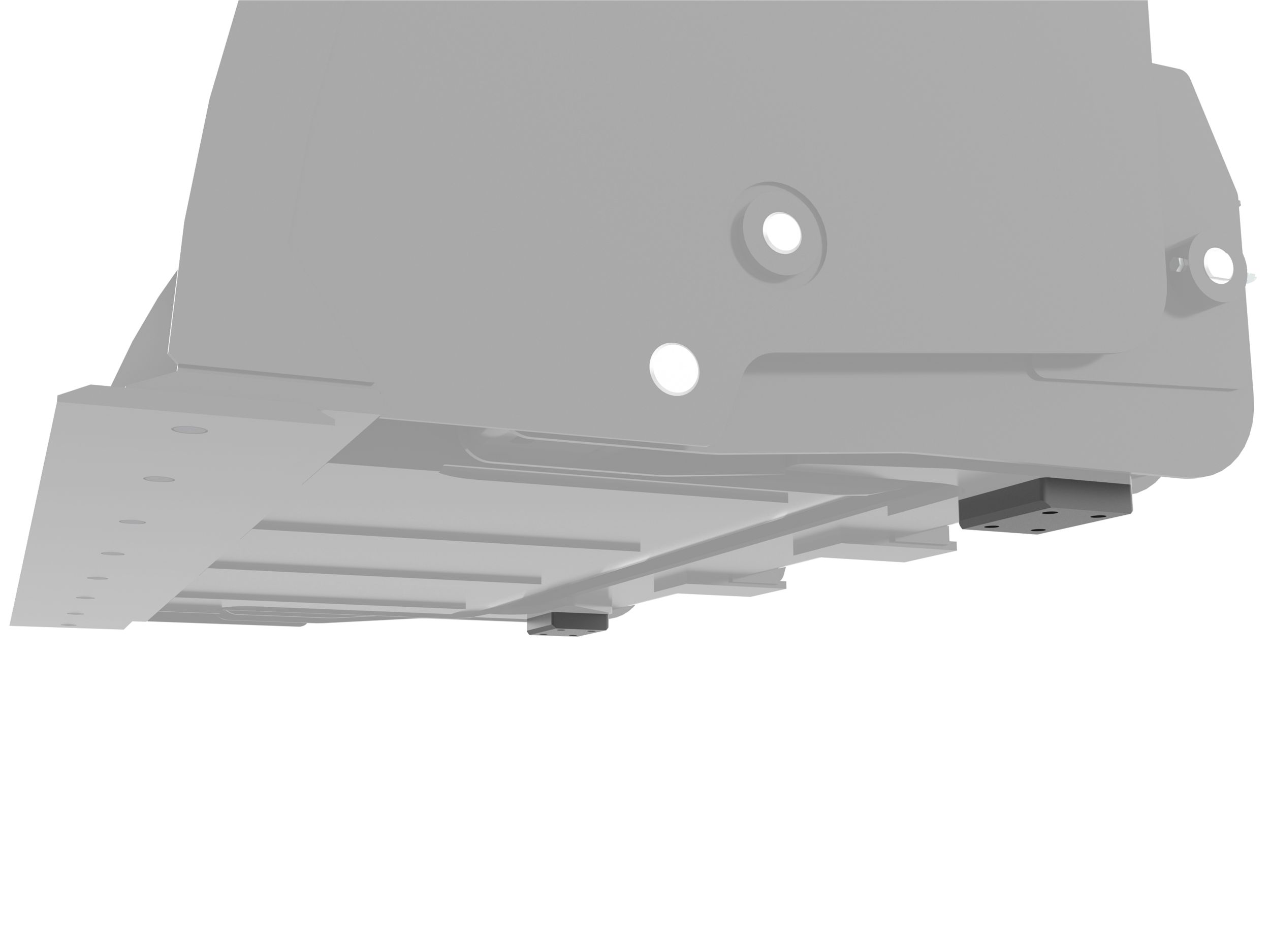 Plaques de support d'usure arrière inférieure