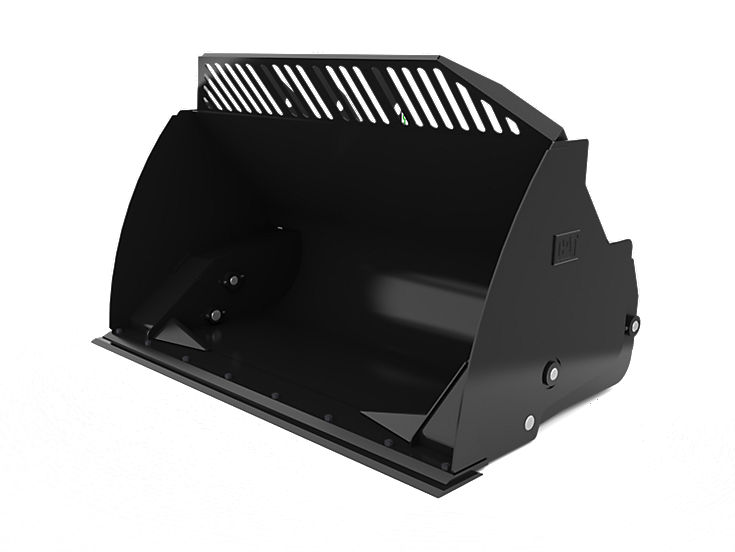 Buckets - Compact Wheel Loader - 2.1 m3 ( 2.7 yd3), ISO Coupler, ISO Coupler, Bolt-On Cutting Edge