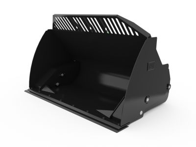 Buckets - Compact Wheel Loader - 2.1 m3 (2.7 yd3), HPL-ISO Coupler, Bolt-On Cutting Edge