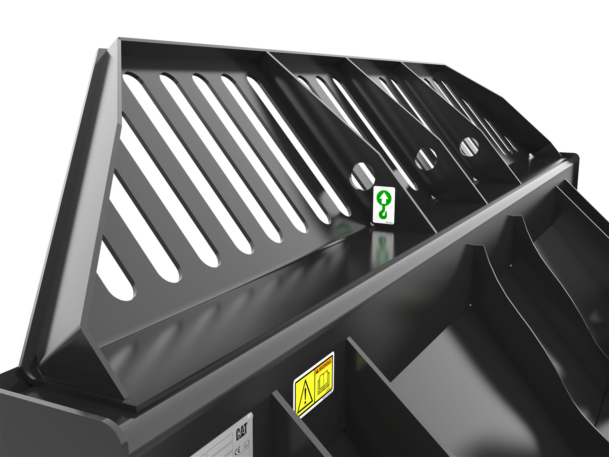 Protection contre les déversements avec fentes de visibilité