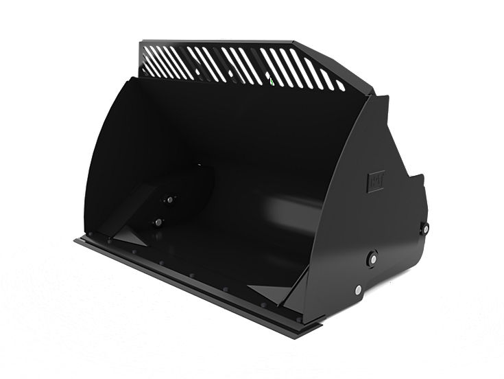 Buckets - Compact Wheel Loader - 2.5 m3 ( 3.3 yd3), ISO Coupler, ISO Coupler, Bolt-On Cutting Edge