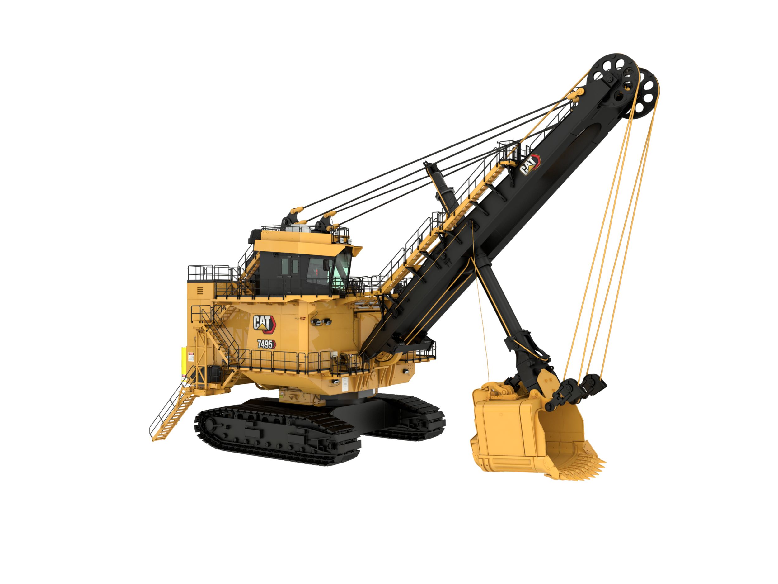 7495 Electric Rope Shovel - Cleveland Brothers Cat