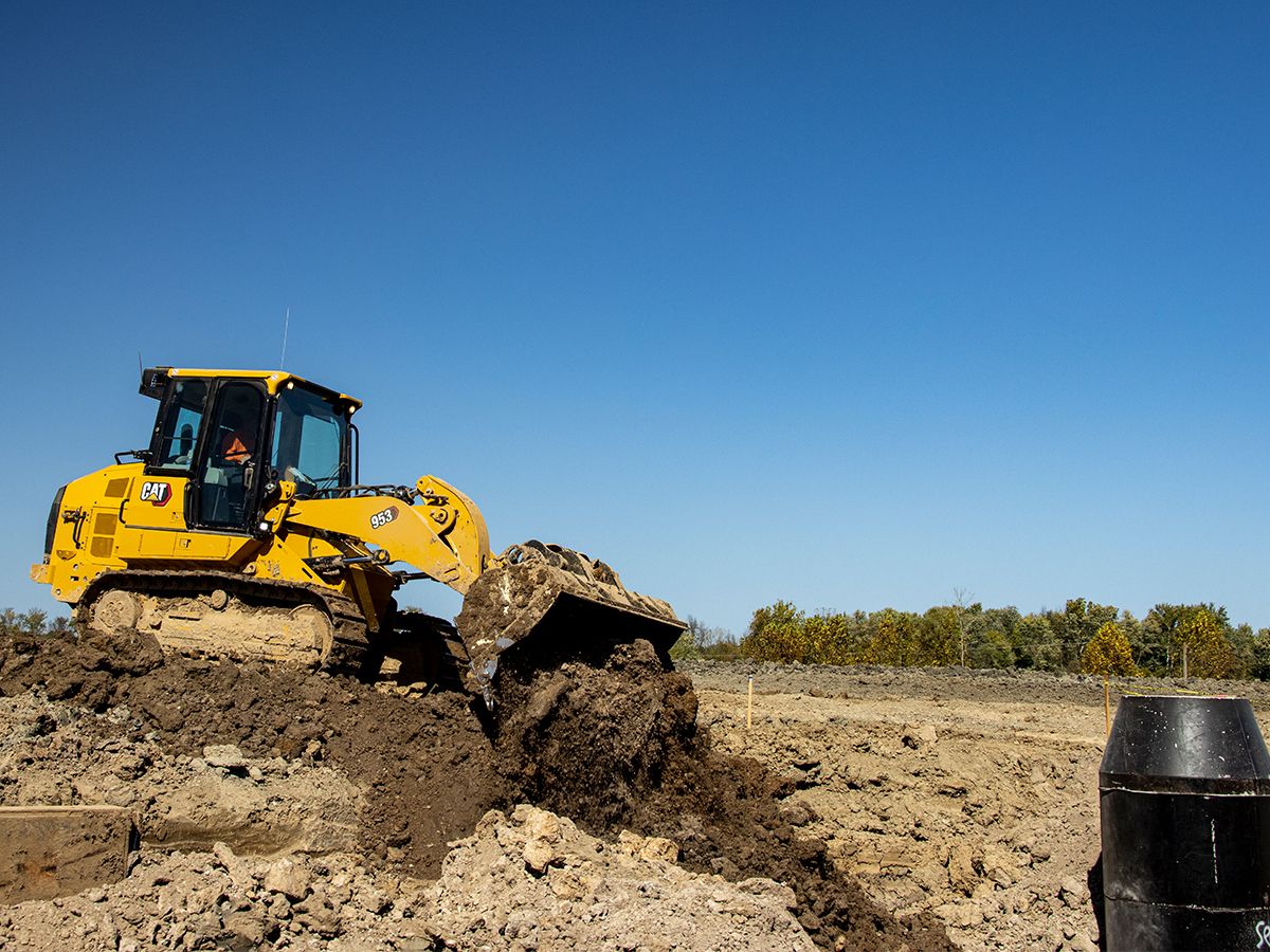 Crawler loaders excel at utility work