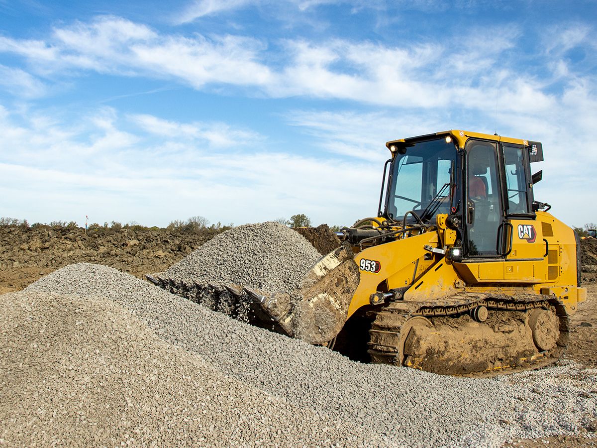 Cat track loaders are ideal for loading anc carrying all kinds of materials