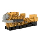 G3512H 60 Hz Gas Open Generator Set, Front Left View