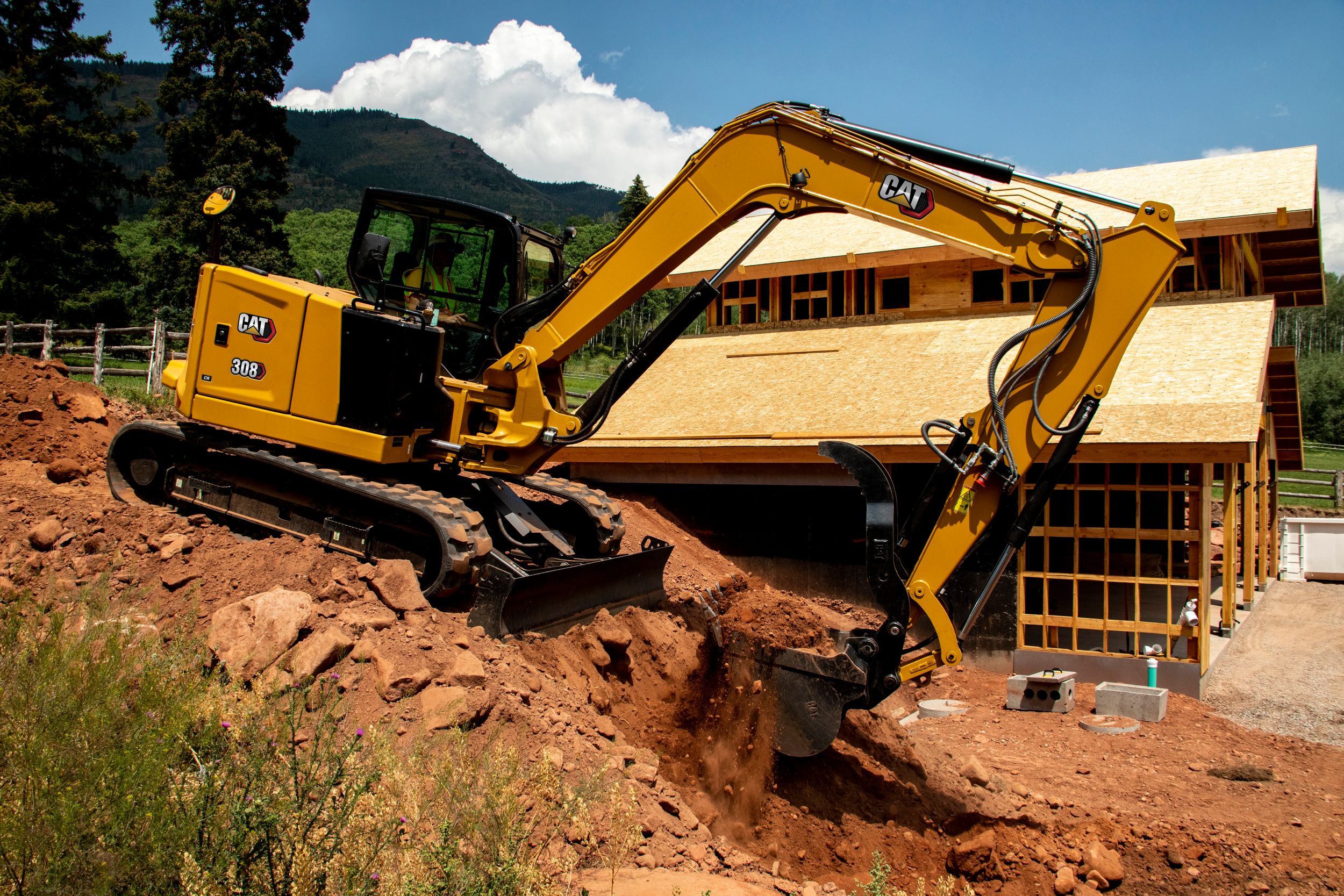 308 CR Mini Hydraulic Excavator>