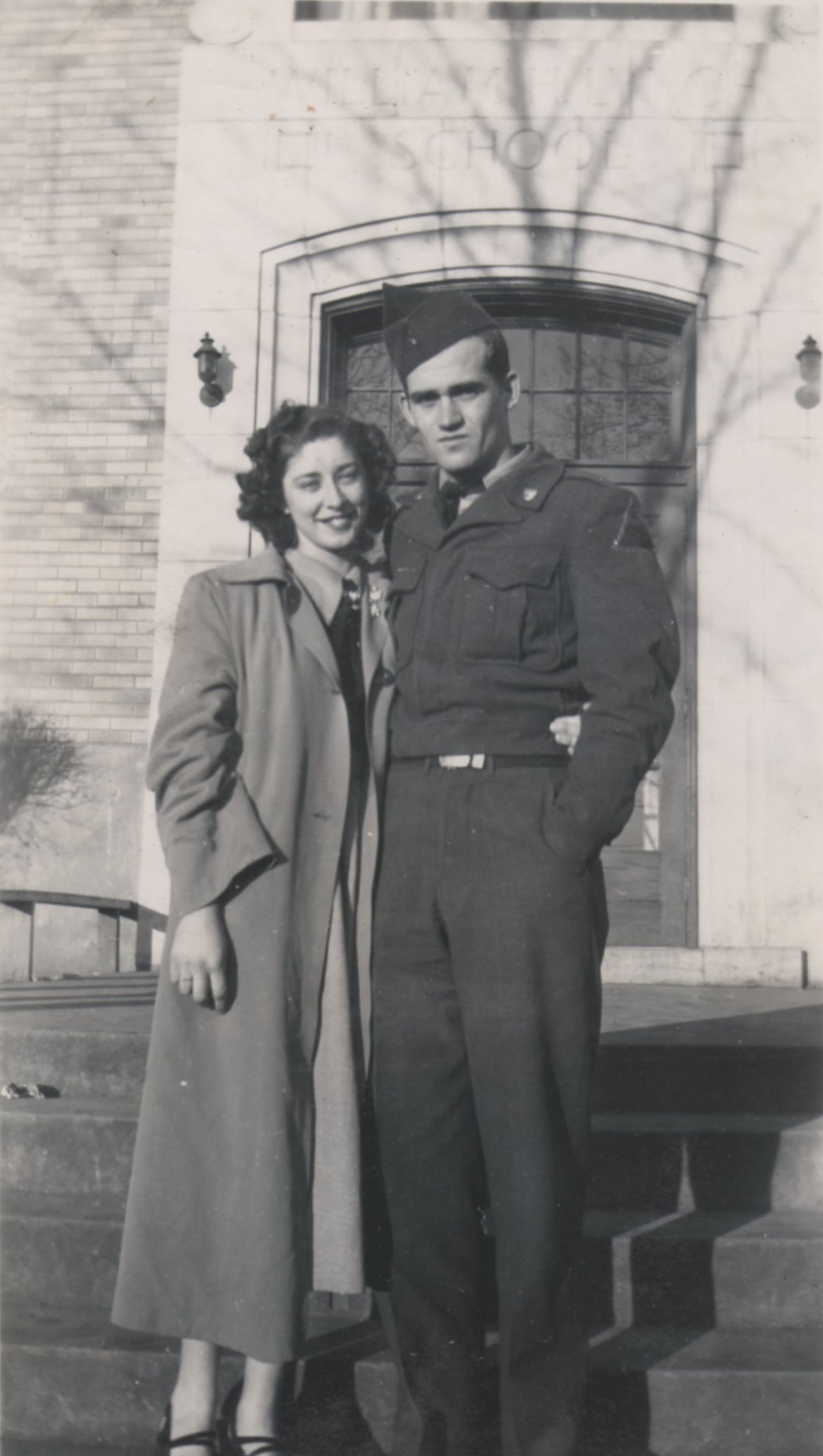 KW and Willadean L Nichols Before Leaving For Korea February 1952