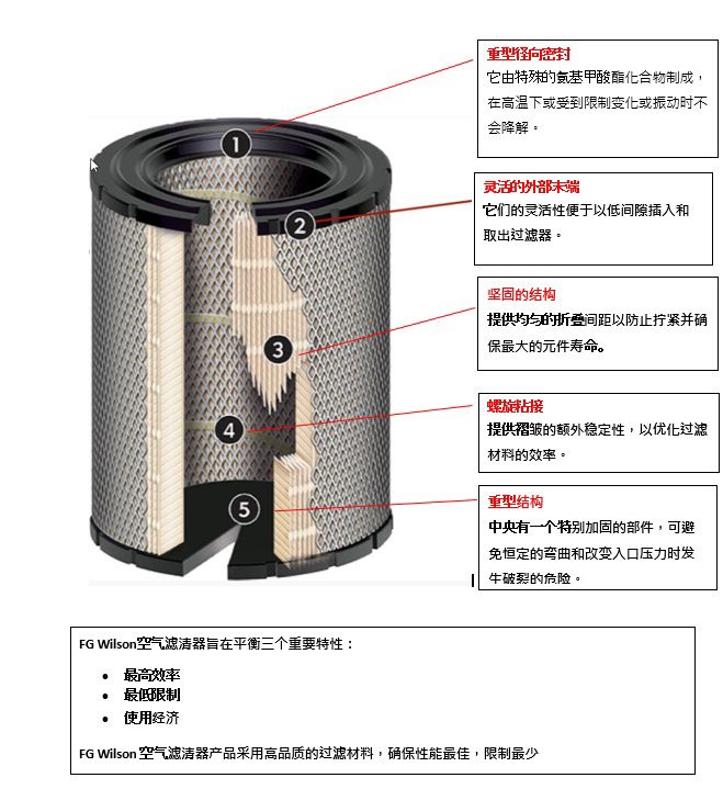 空气滤清器 Fg Wilson