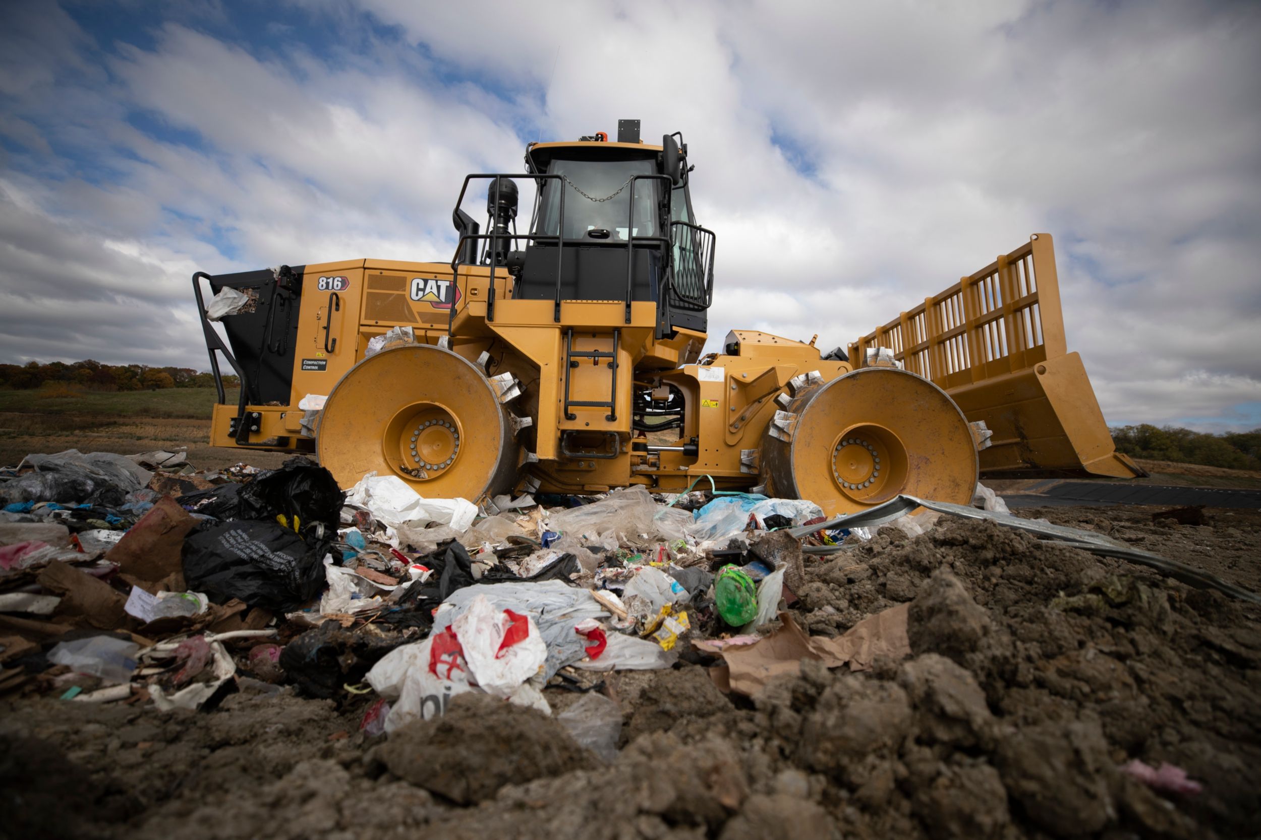 Landfill compactor