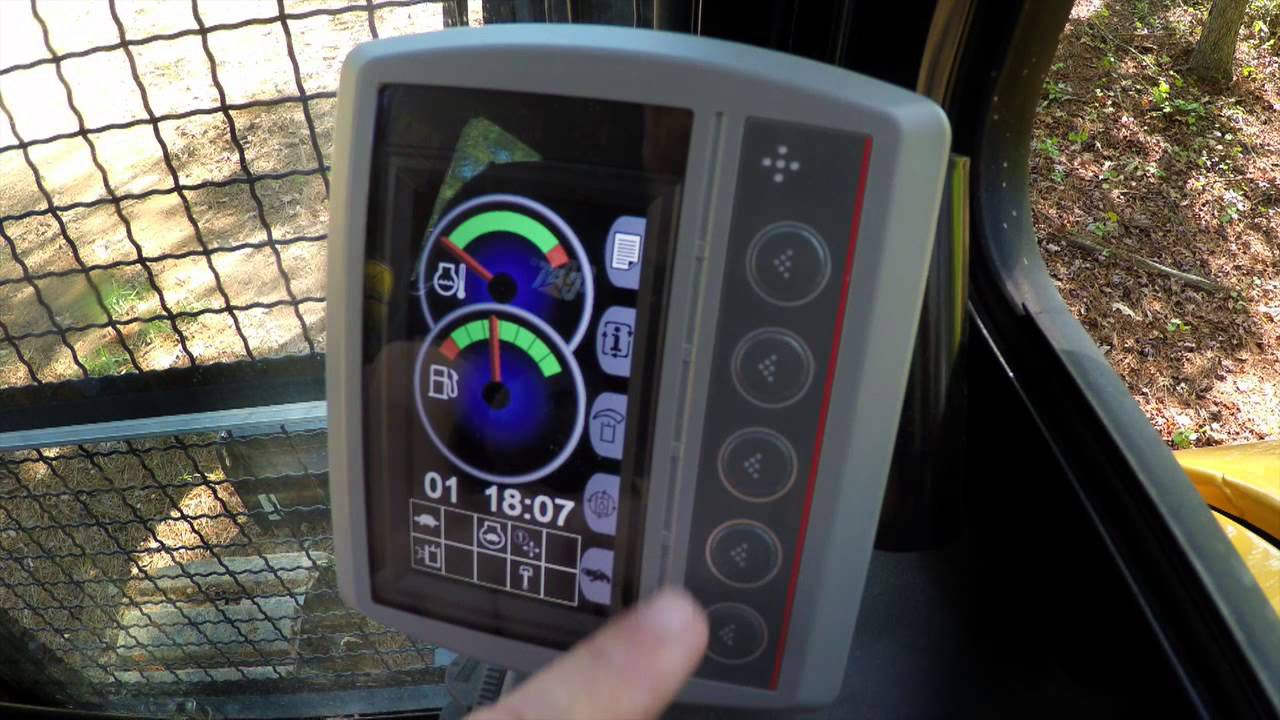 Customize the Compass monitor in your Cat mini excavator.