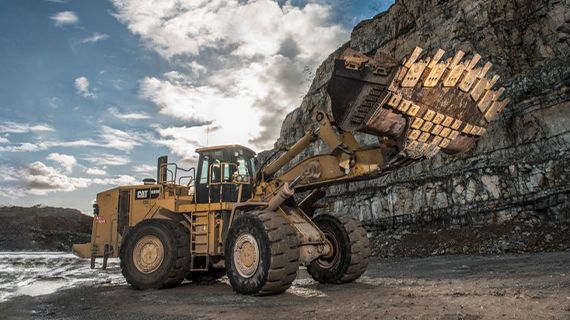 Ground Engaging Tools on a Large Wheel Loader