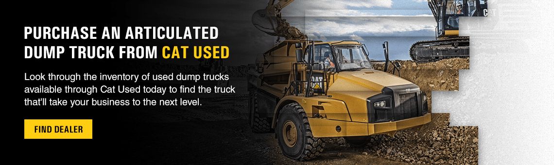 Purchase an Articulated Dump Truck From Cat Used