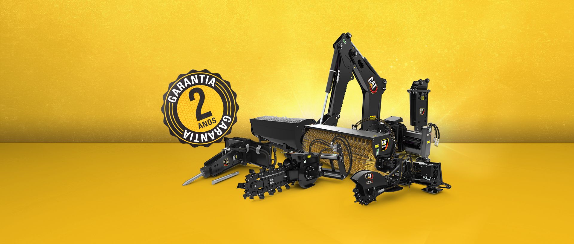 Agora são dois…Ferramentas de trabalho Cat, garantia