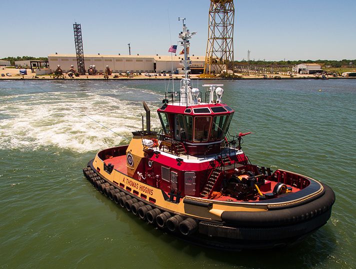 Tug Boat With Wheels 