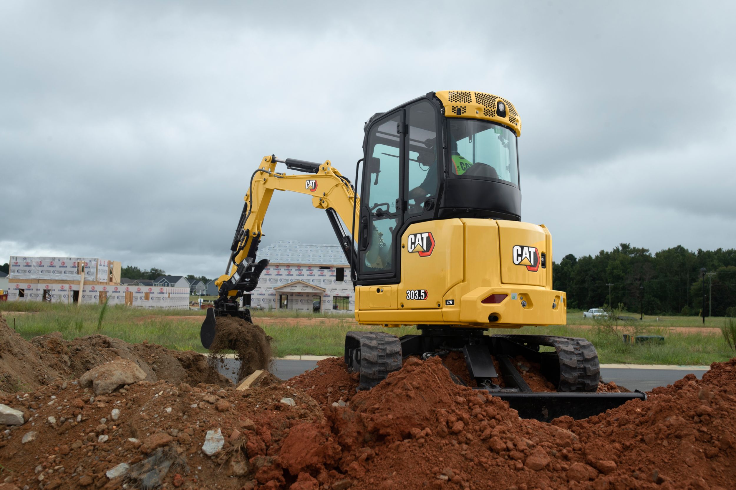 303.5 CR Mini Excavator, Cat