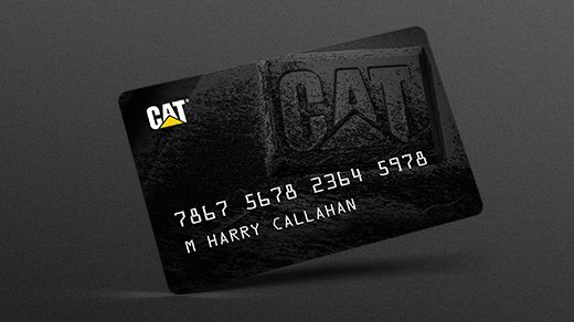 Cat card against gray background.