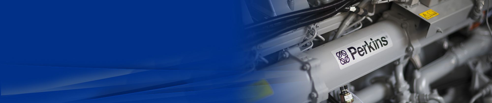 Engine with Perkins logo