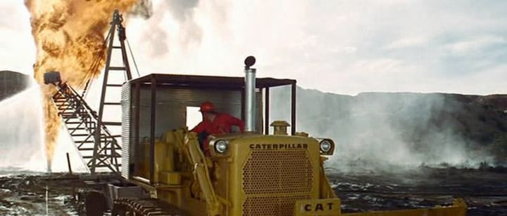 Vintage D7 Dozer with John Wayne