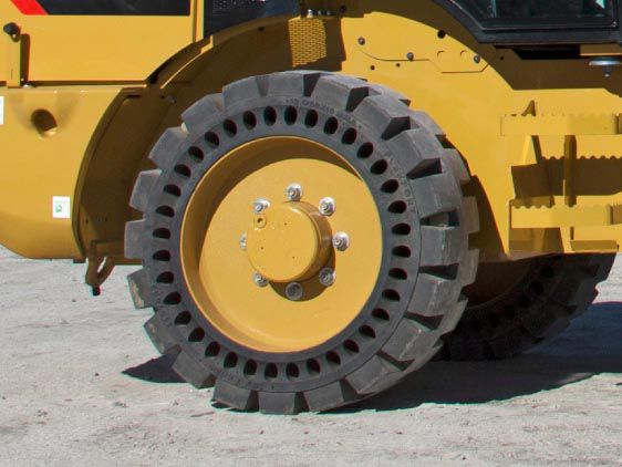 compact wheel loader flexport tires