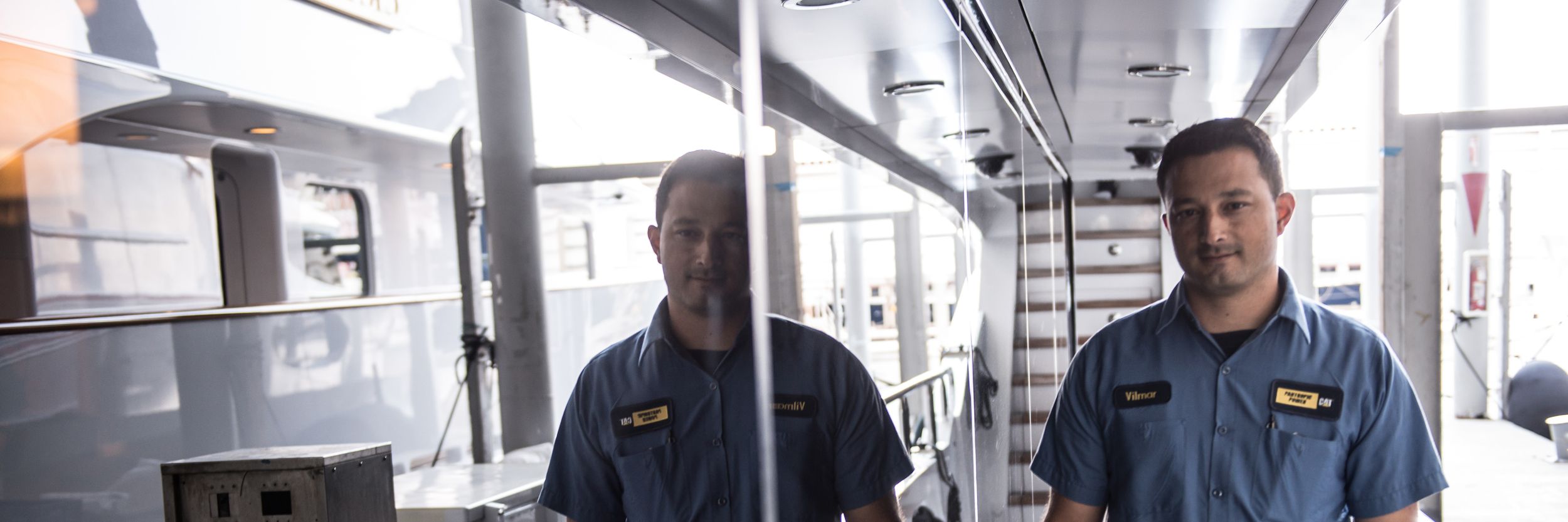 Technician in Blue Shirt