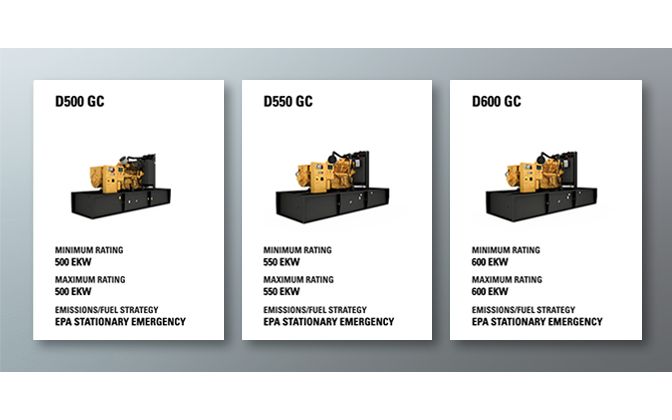 CAT GC MODELS AND TECHNICAL INFORMATION