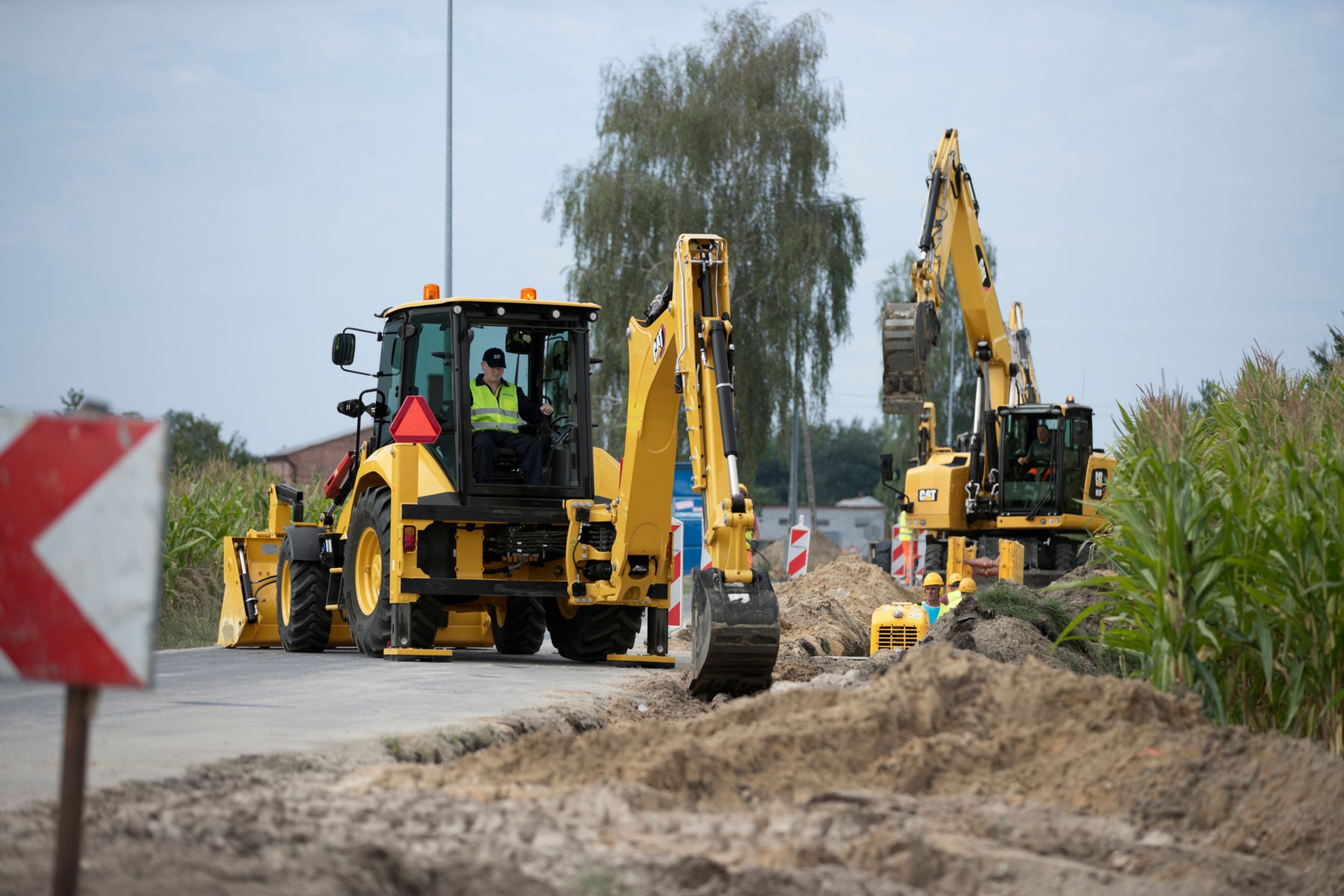 The 432 Backhoe Loader.