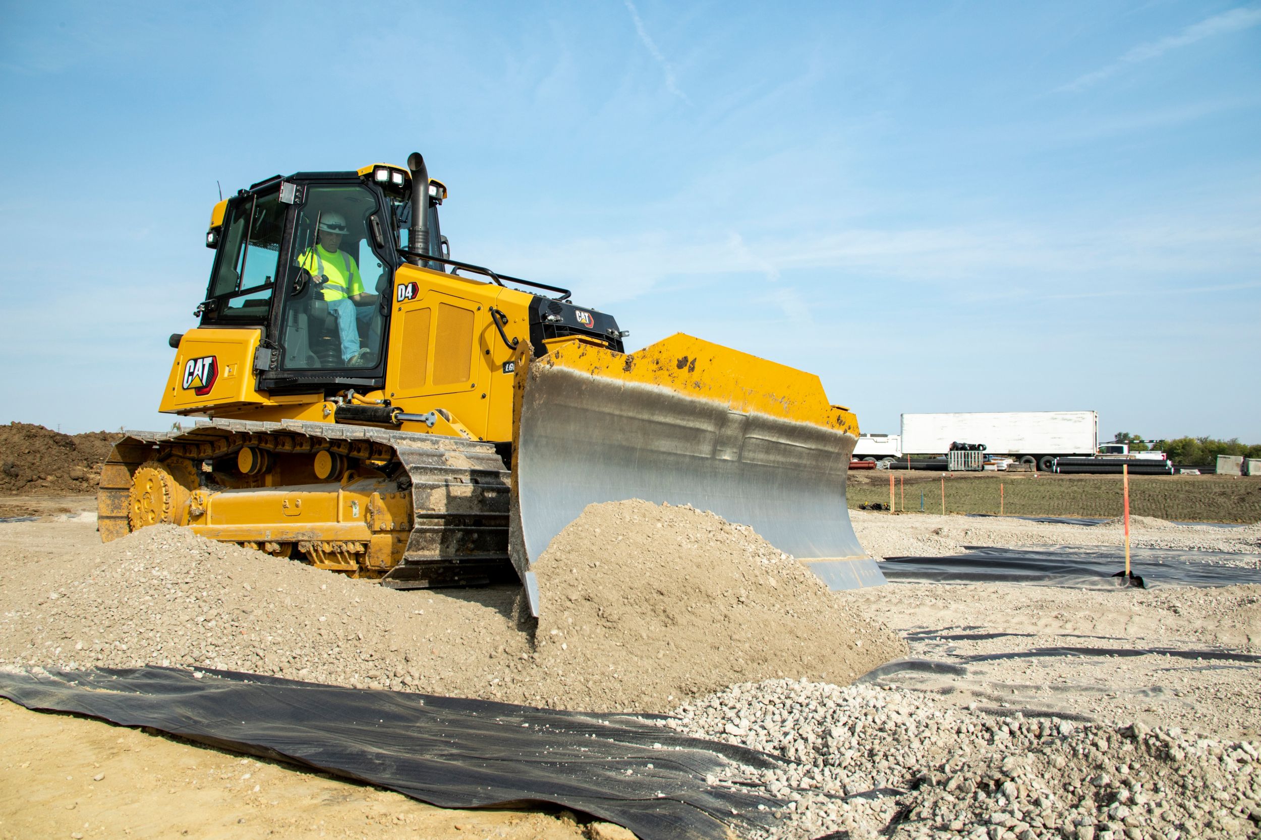 New Cat® D4 Dozer offers better visibility, more productivityboosting