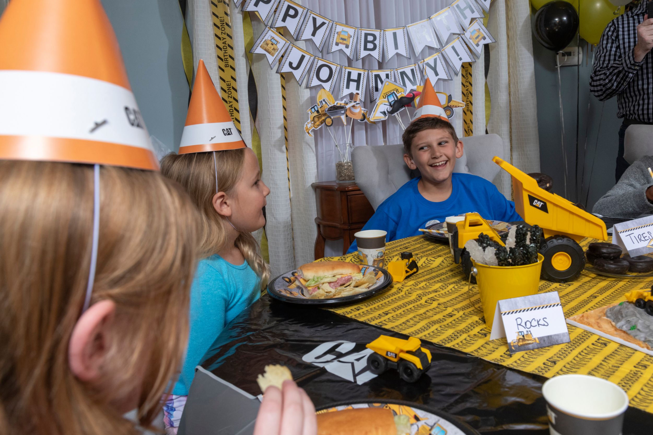 Banner and food signs
