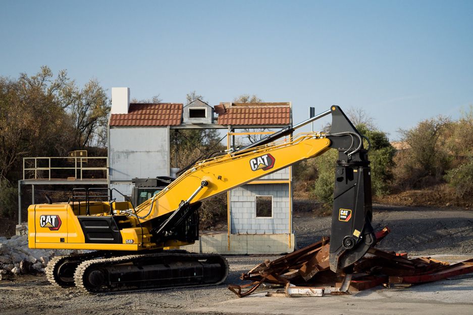 Cat® 340 Straight Boom Demolition Excavator - High Performance